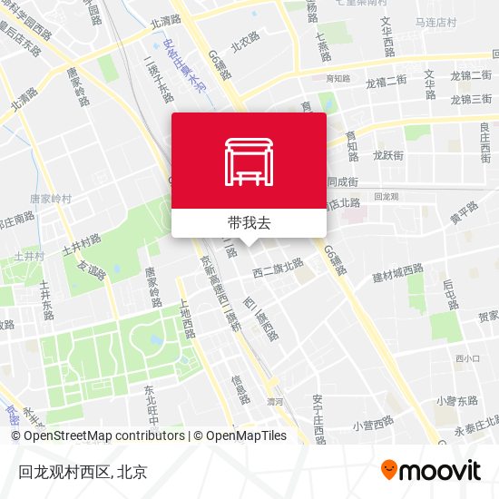 回龙观村西区地图