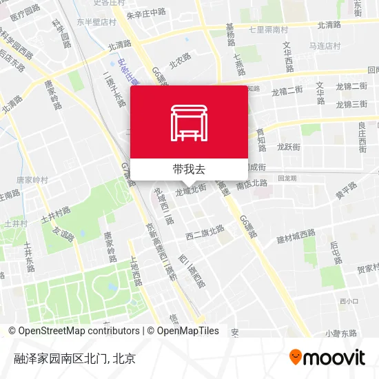 融泽家园南区北门地图