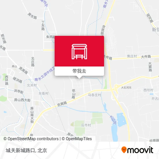 城关新城路口地图