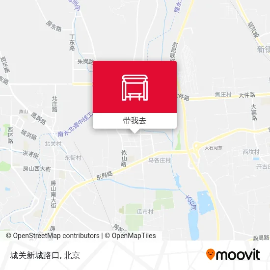 城关新城路口地图