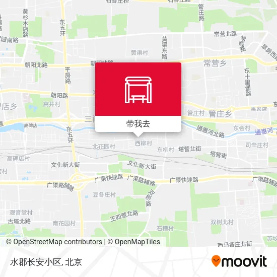 水郡长安小区地图