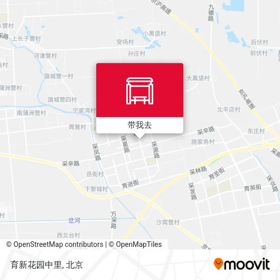 育新花园中里地图