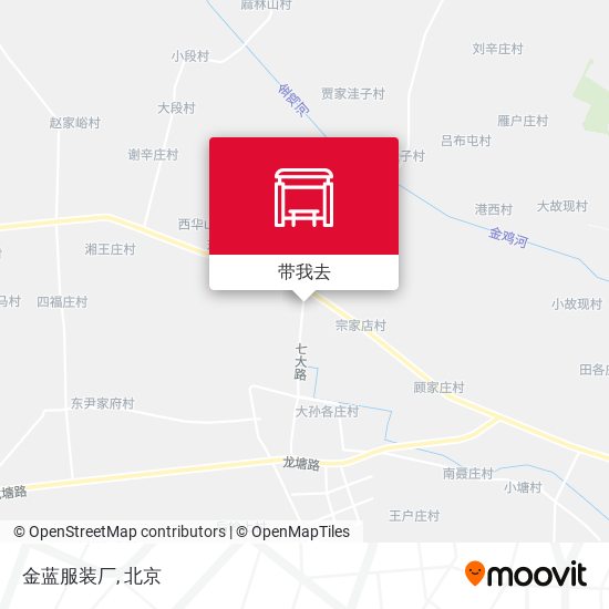 金蓝服装厂地图