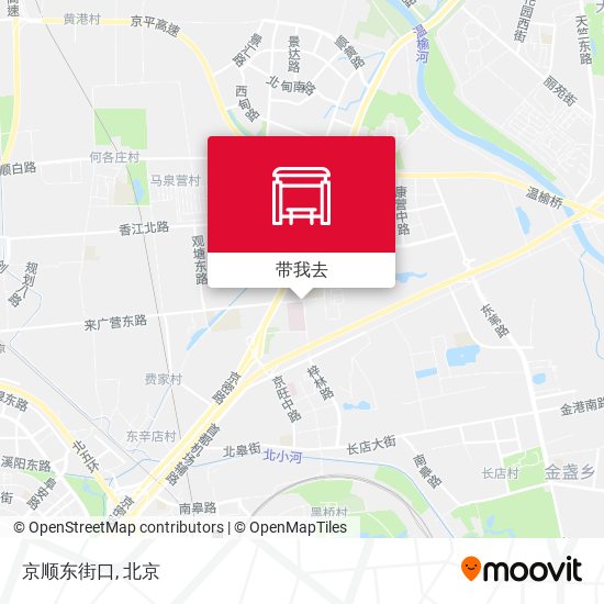 京顺东街口地图