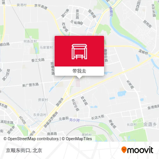 京顺东街口地图