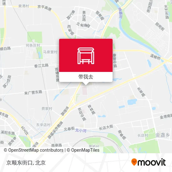 京顺东街口地图