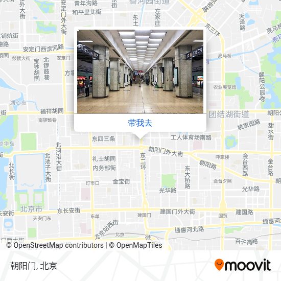 朝阳门地图