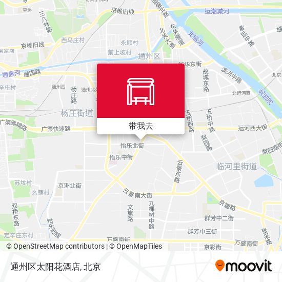 通州区太阳花酒店地图