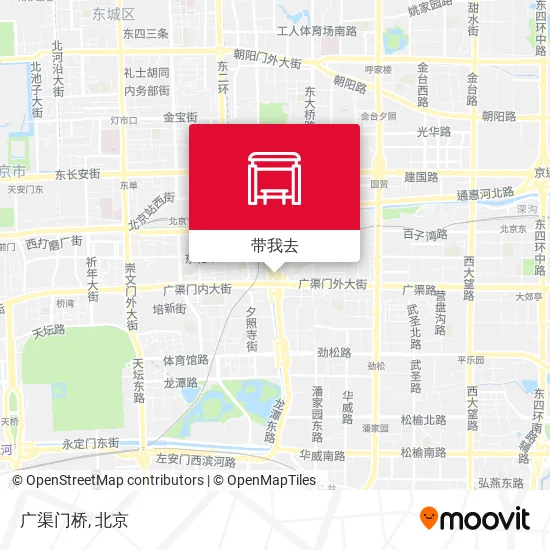 广渠门桥地图