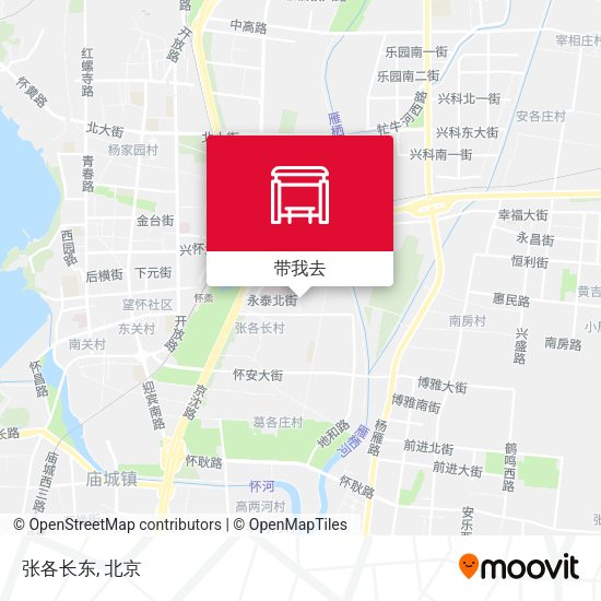 张各长东地图