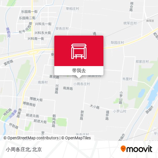 小周各庄北地图
