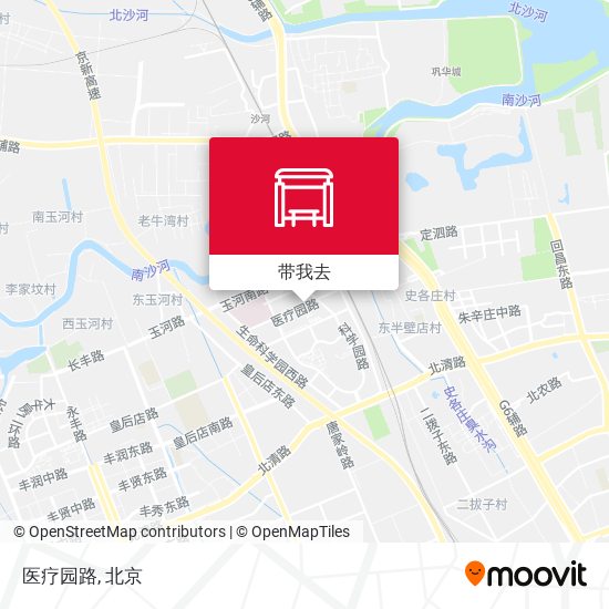 医疗园路地图