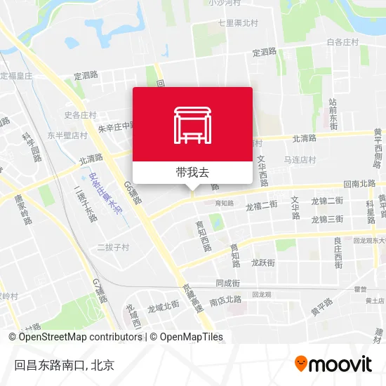回昌东路南口地图
