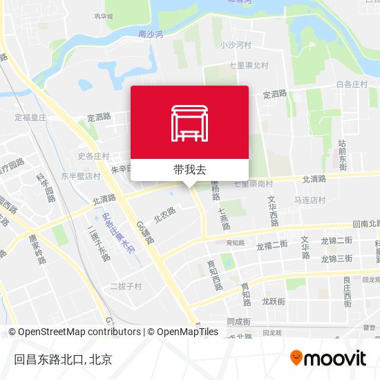 回昌东路北口地图