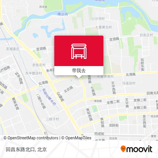 回昌东路北口地图