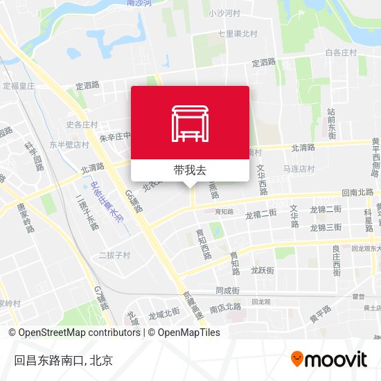 回昌东路南口地图