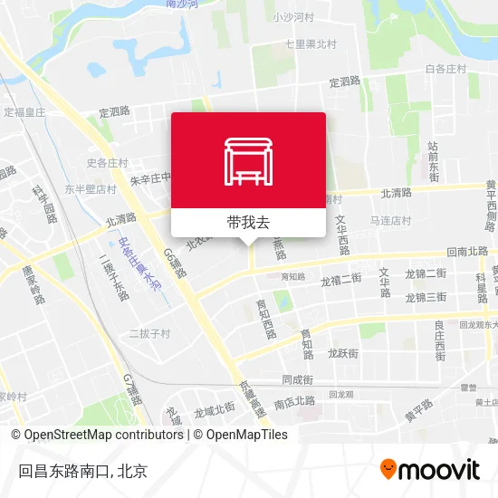 回昌东路南口地图