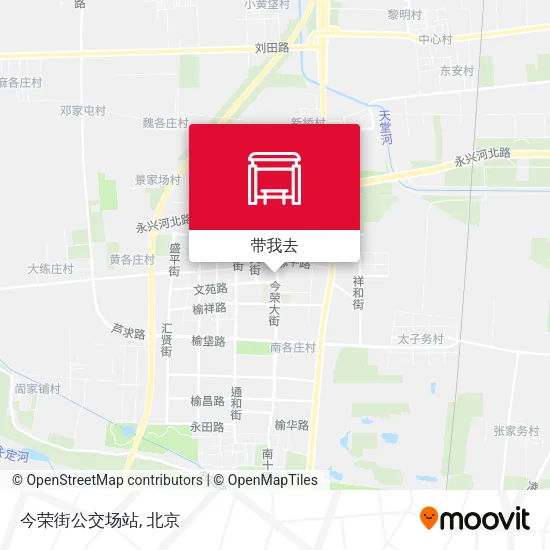 今荣街公交场站地图