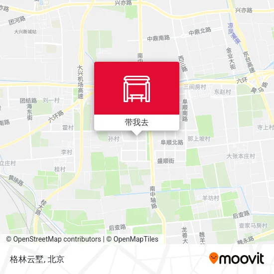 格林云墅地图