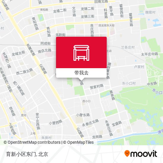 育新小区东门地图