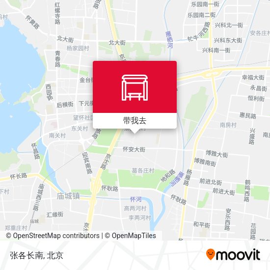 张各长南地图