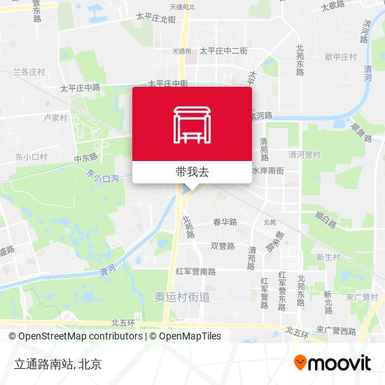 立通路南站地图