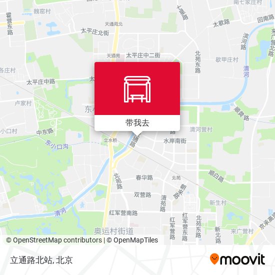 立通路北站地图