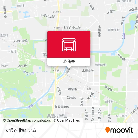 立通路北站地图