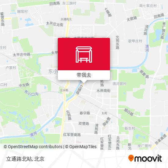立通路北站地图