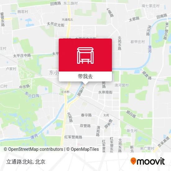 立通路北站地图