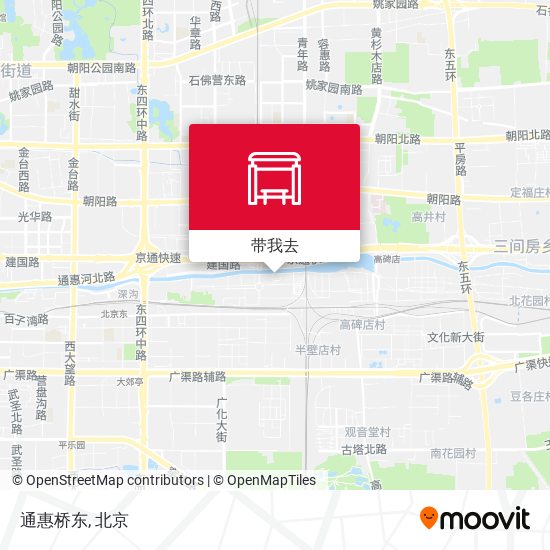 通惠桥东地图