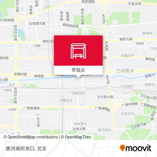 惠河南街东口地图