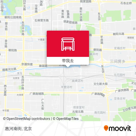 惠河南街地图