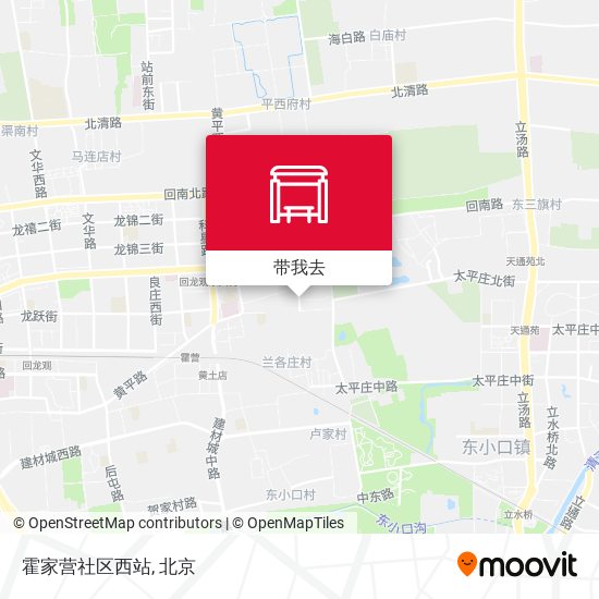 霍家营社区西站地图