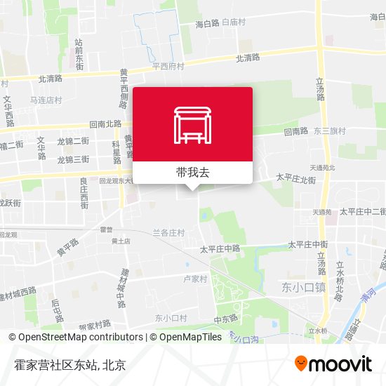 霍家营社区东站地图