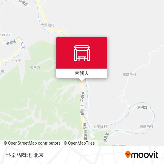 怀柔马圈北地图