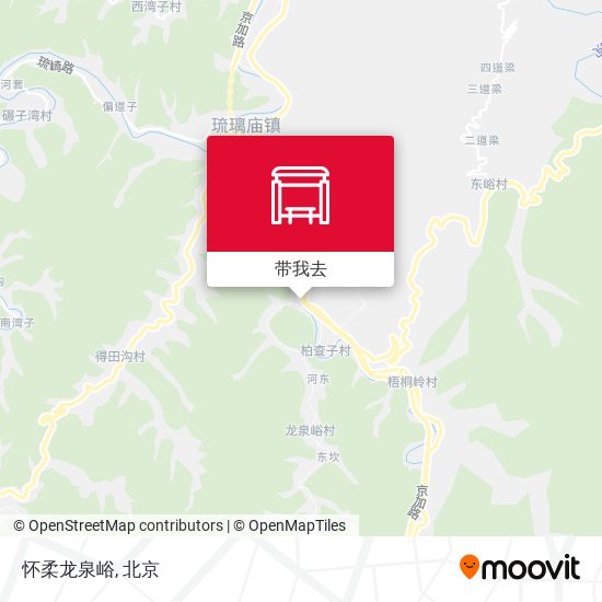 怀柔龙泉峪地图
