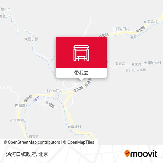 汤河口镇政府地图