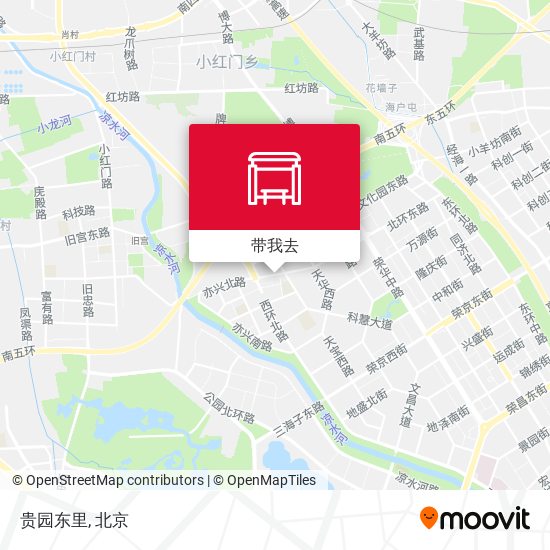 贵园东里地图