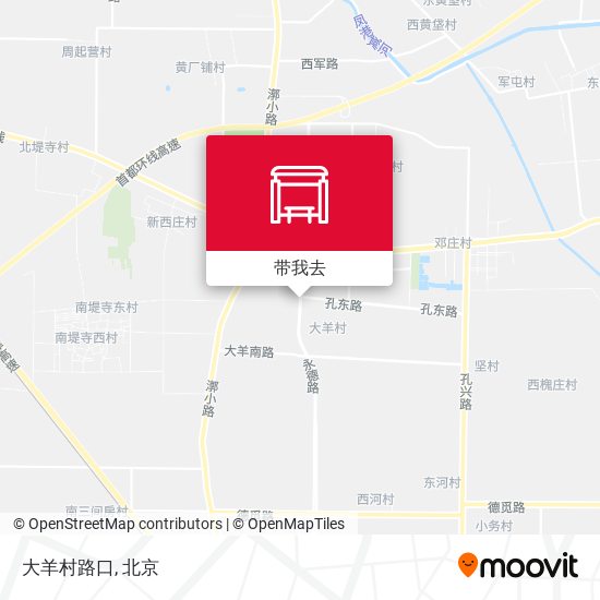大羊村路口地图