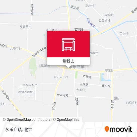 永乐店镇地图