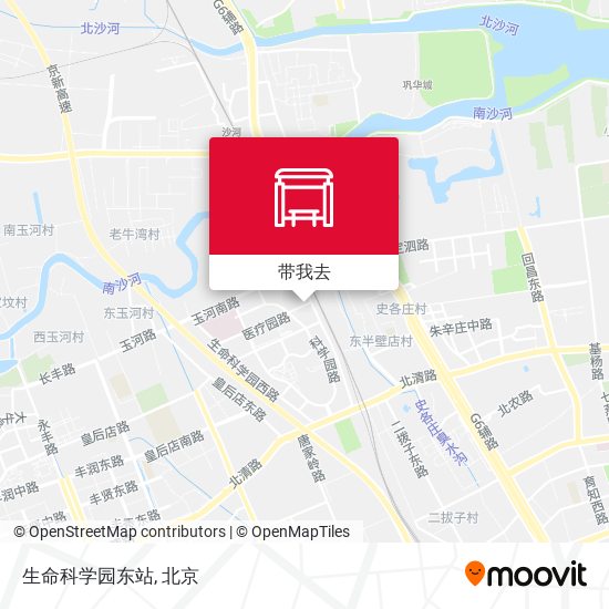 生命科学园东站地图