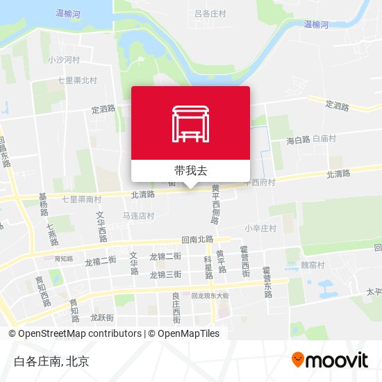 白各庄南地图