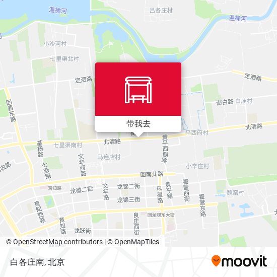 白各庄南地图