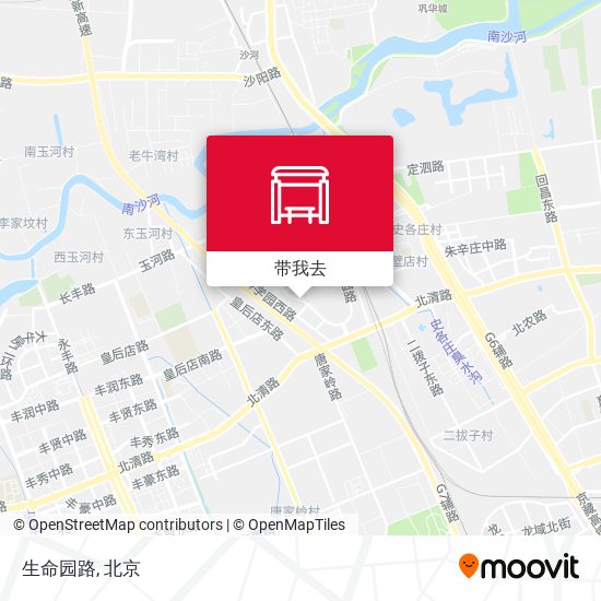 生命园路地图