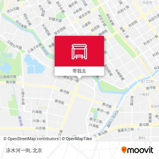 凉水河一街地图
