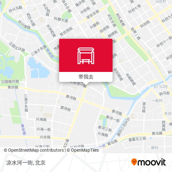 凉水河一街地图
