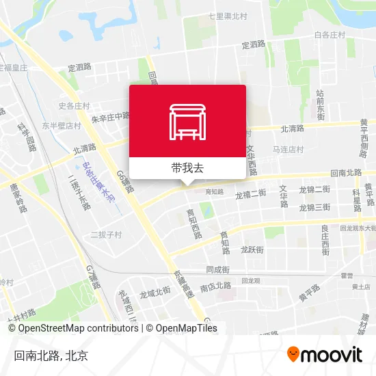 回南北路地图