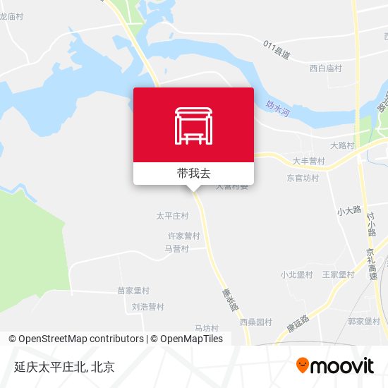 延庆太平庄北地图