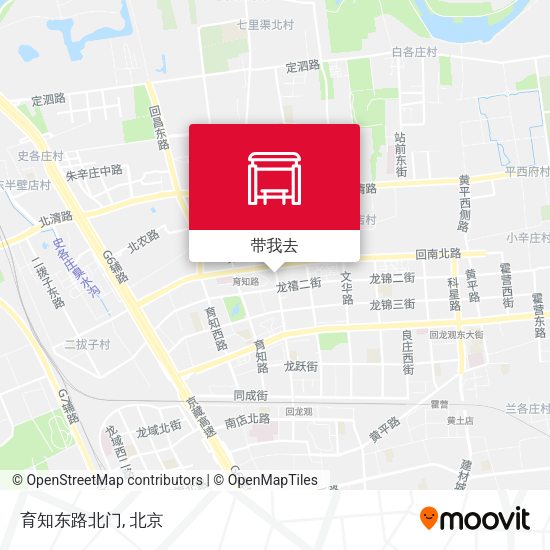 育知东路北门地图